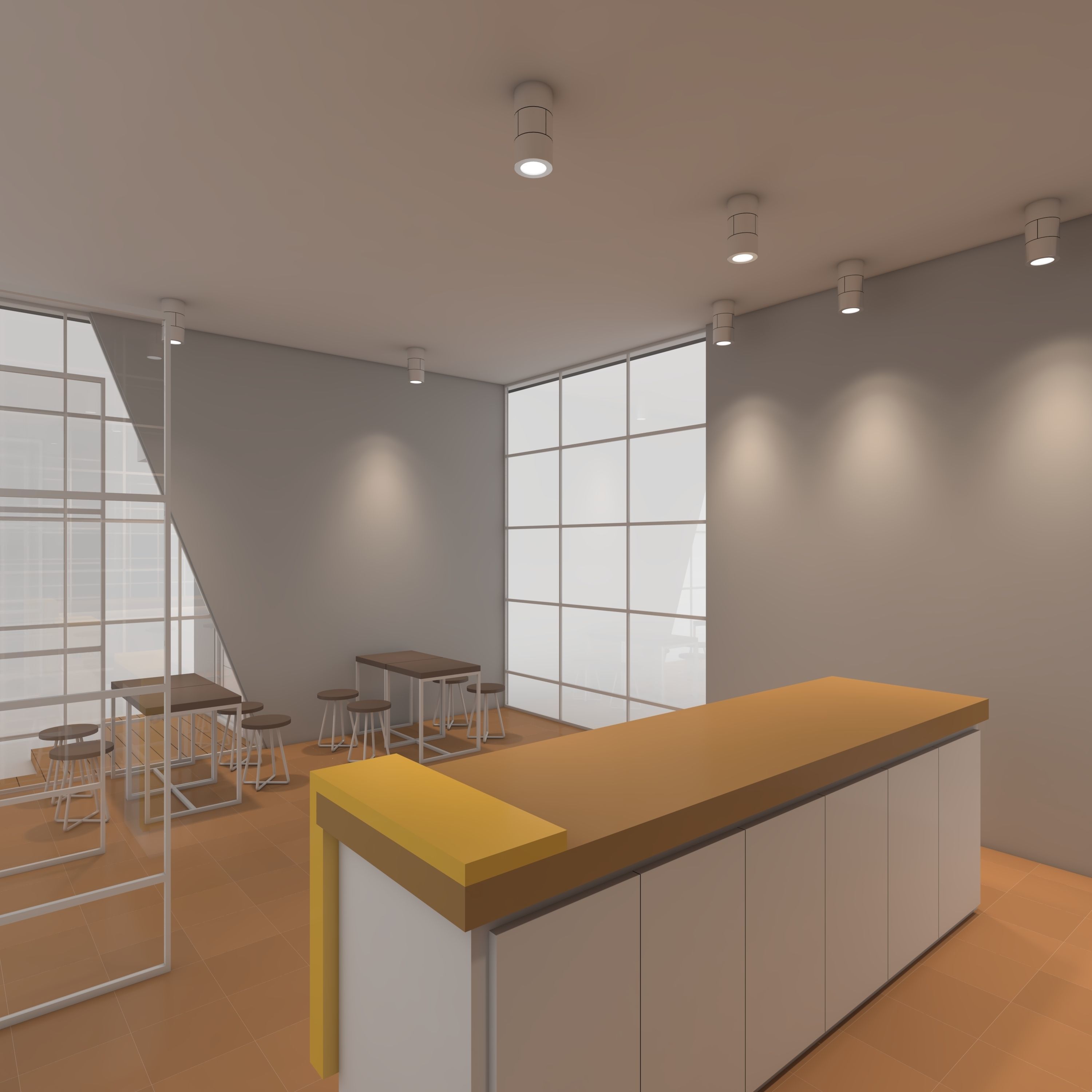 Cafe Modern 1 3D model_20