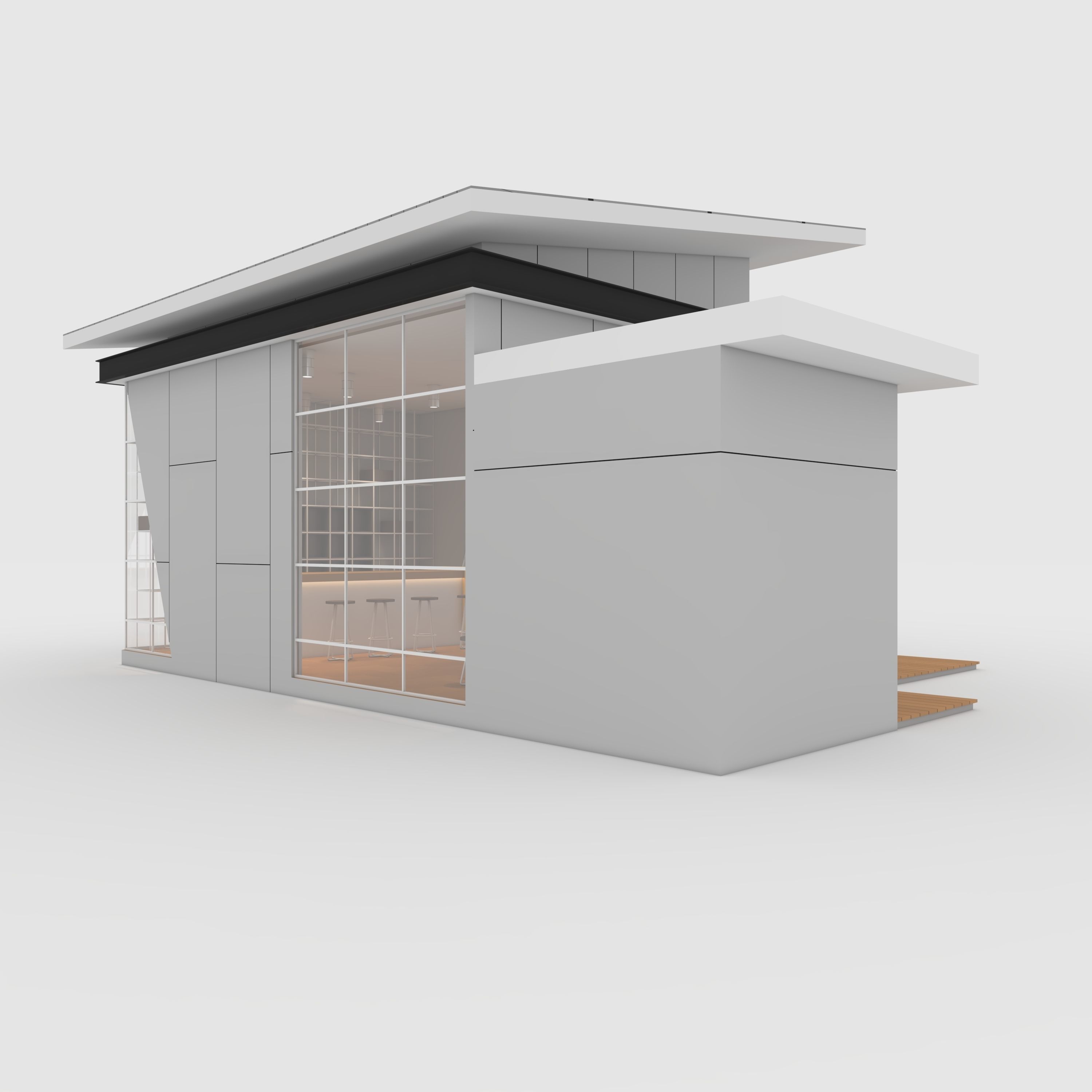 Cafe Modern 1 3D model_8