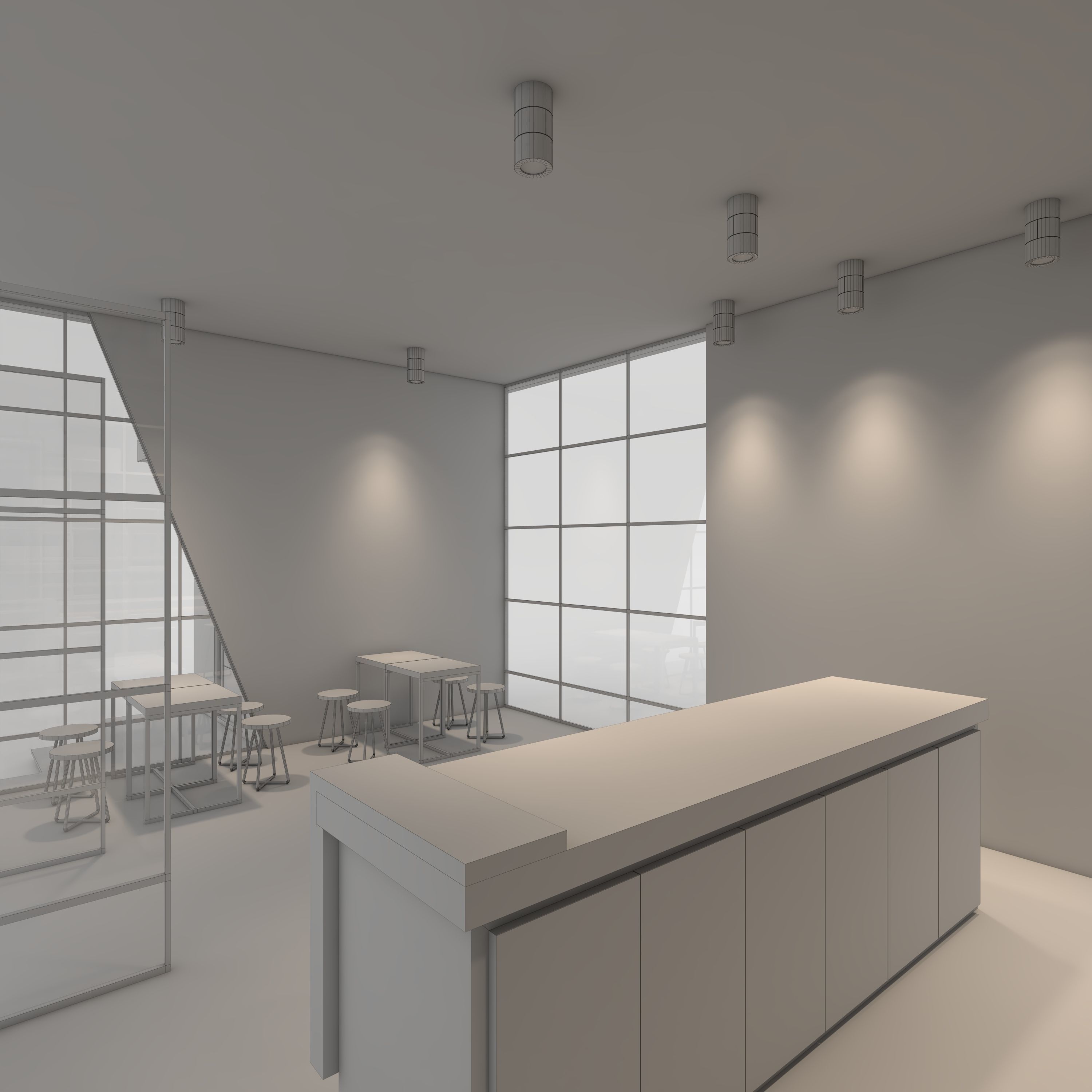 Cafe Modern 1 3D model_21