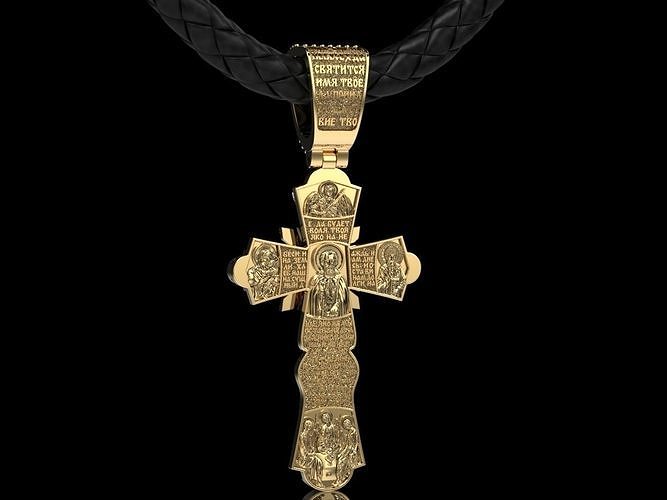 Orthodox cross 3D print model
