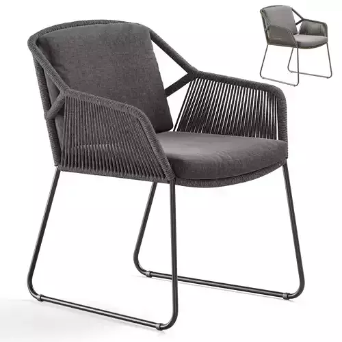 Outdoor Garden Woven chair 4so Accor 