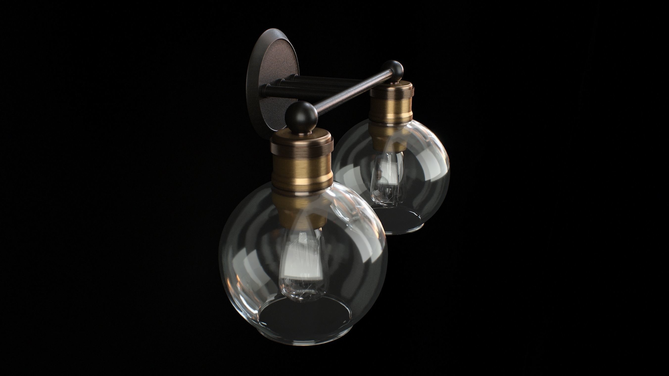 Breakwater Bay Nadya 2 light 3D model_10