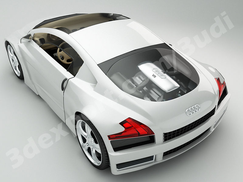 Audi Aquaris Concept Car 3D model_2