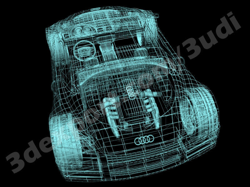 Audi Aquaris Concept Car 3D model_1