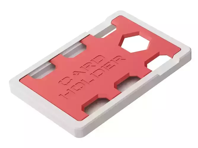 Printable Credit Card Holder 3D print model