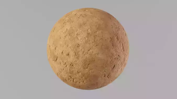 Dry Cracked Dirt PBR Texture 4K Resolution