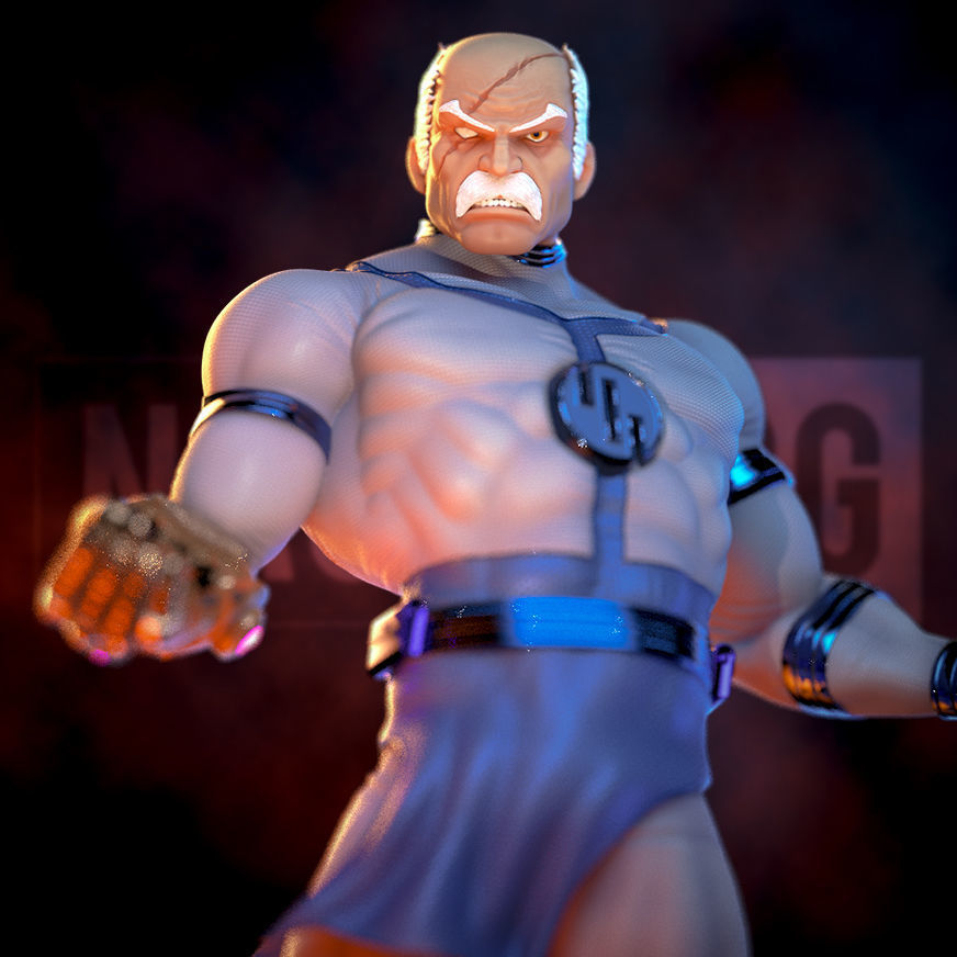 Fan Art Conquest from Invincible - Statue 3D print model_7