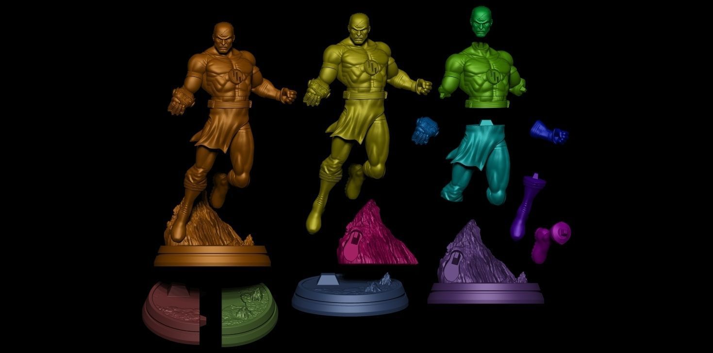 Fan Art Conquest from Invincible - Statue 3D print model_10