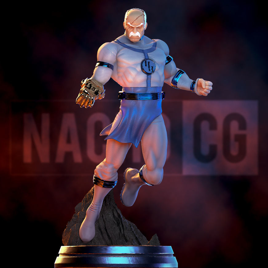 Fan Art Conquest from Invincible - Statue 3D print model_1