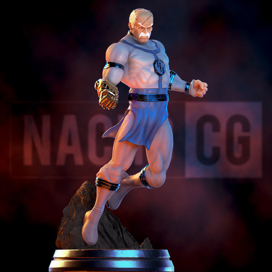 Fan Art Conquest from Invincible - Statue 3D print model_2