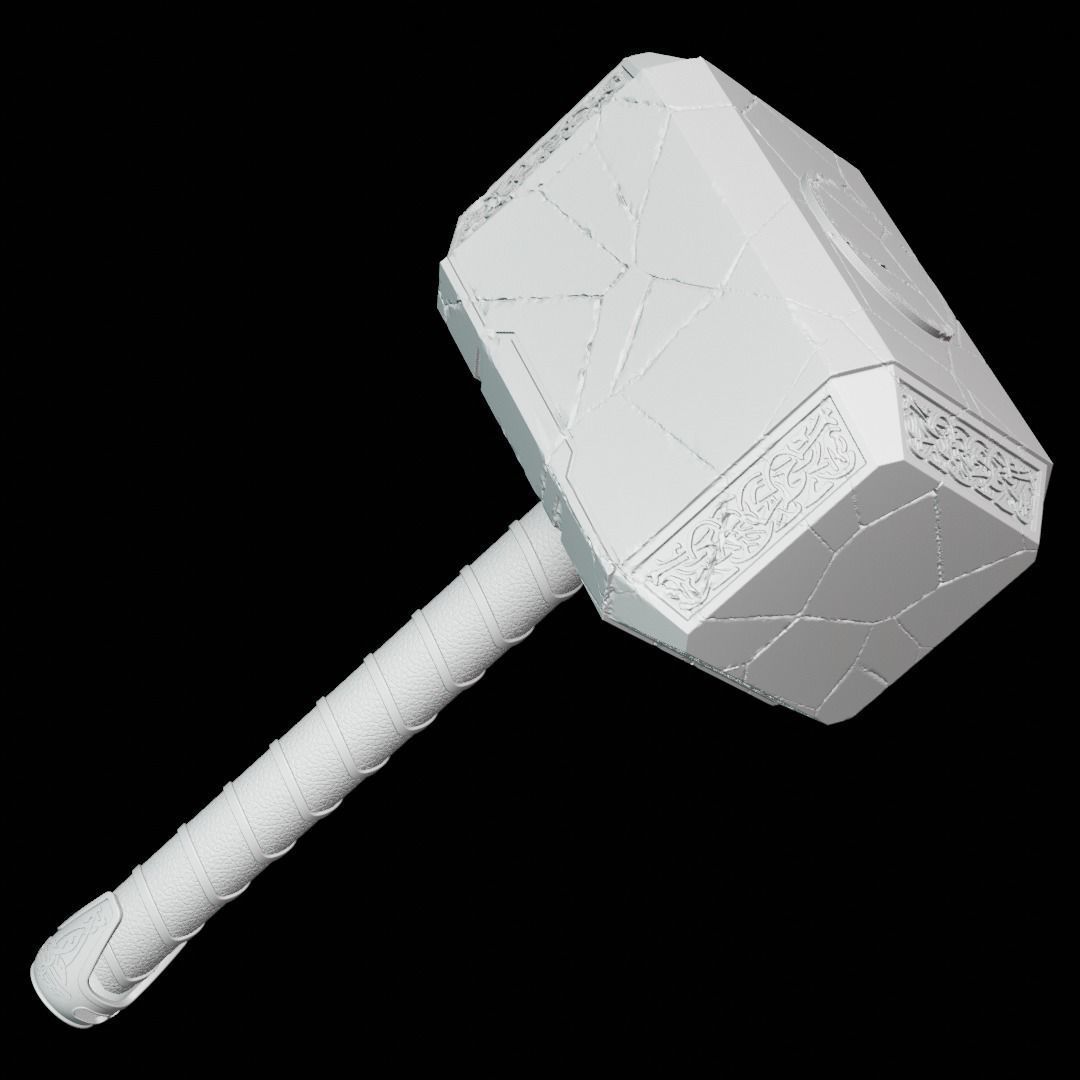 Reforged Mjolnir from Thor Love and Thunder 3D print model_6