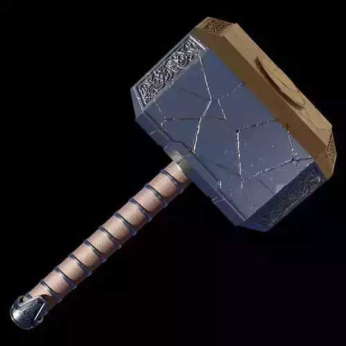 Reforged Mjolnir from Thor Love and Thunder 3D print model