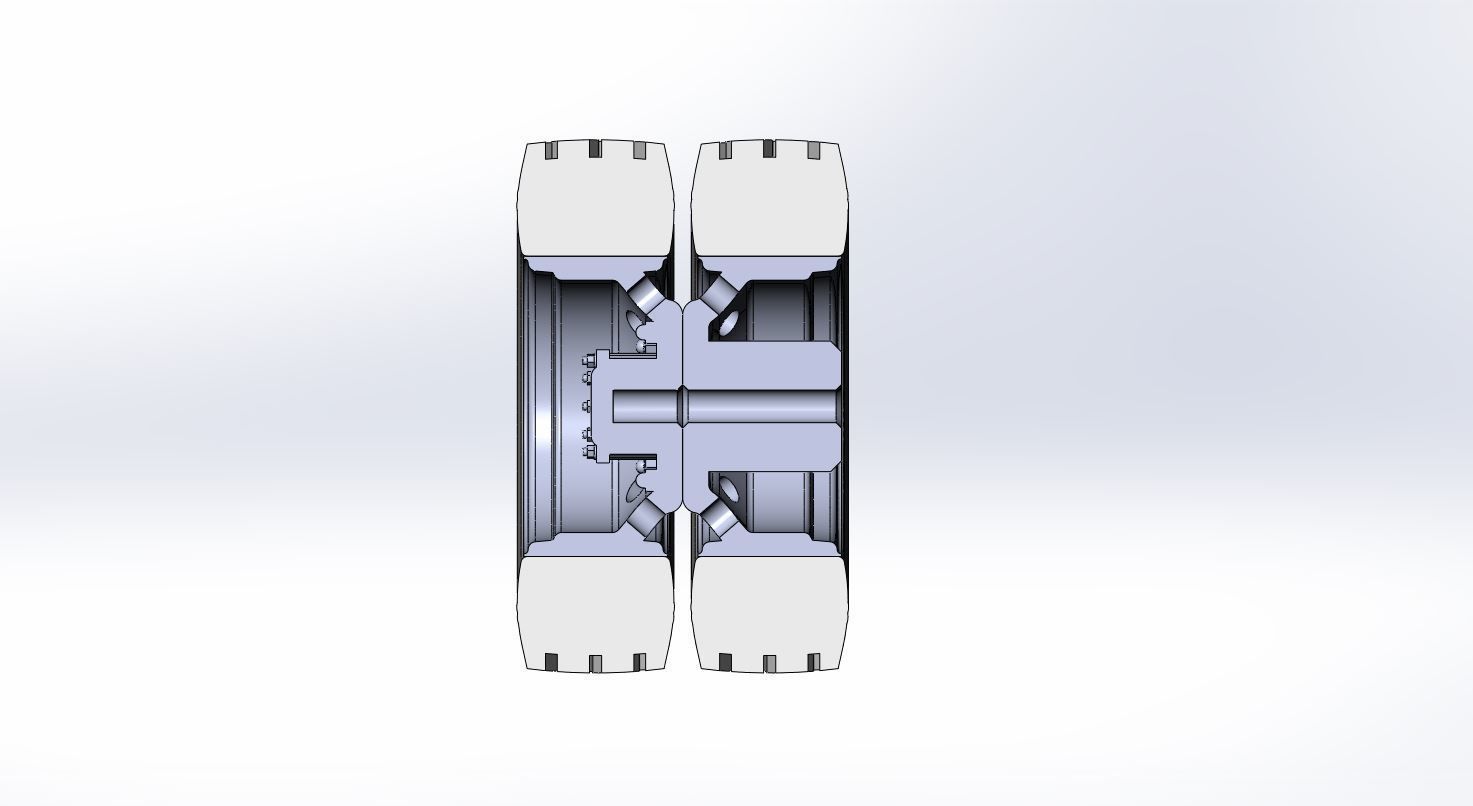 Military truck double wheel Scale 1 to 25 3D print model_8