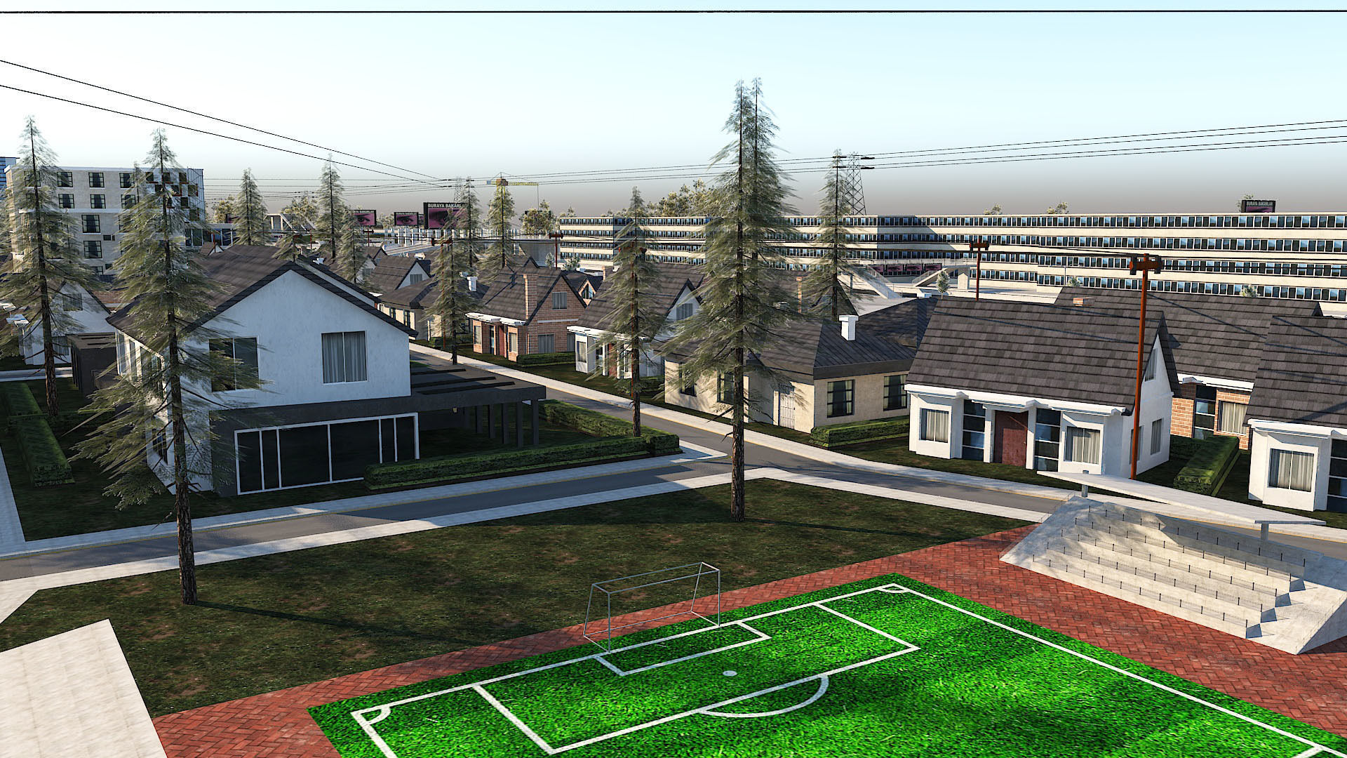 Ultra Mega City High Detail Low Poly Low-poly 3D model_14