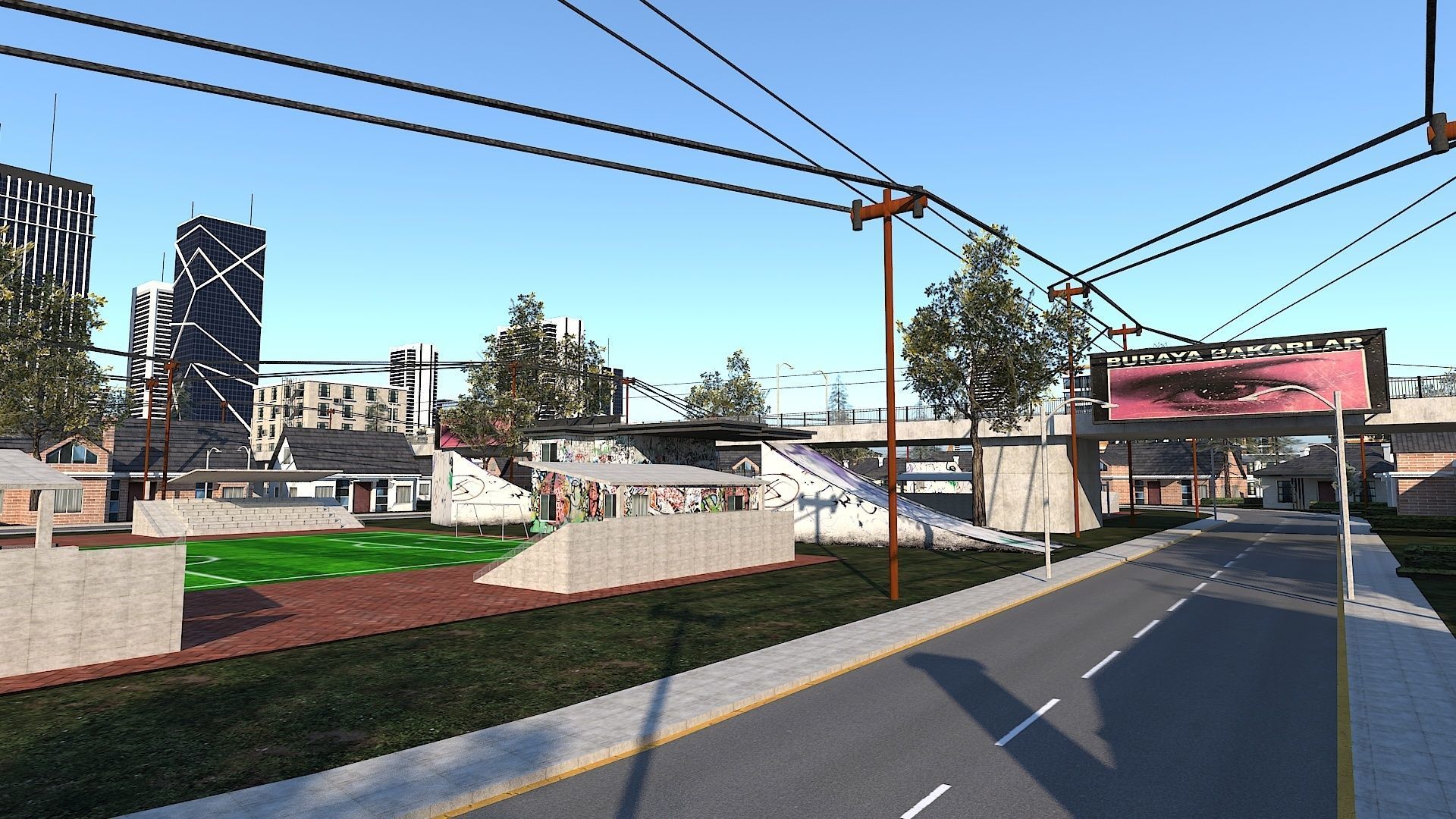 Ultra Mega City High Detail Low Poly Low-poly 3D model_30