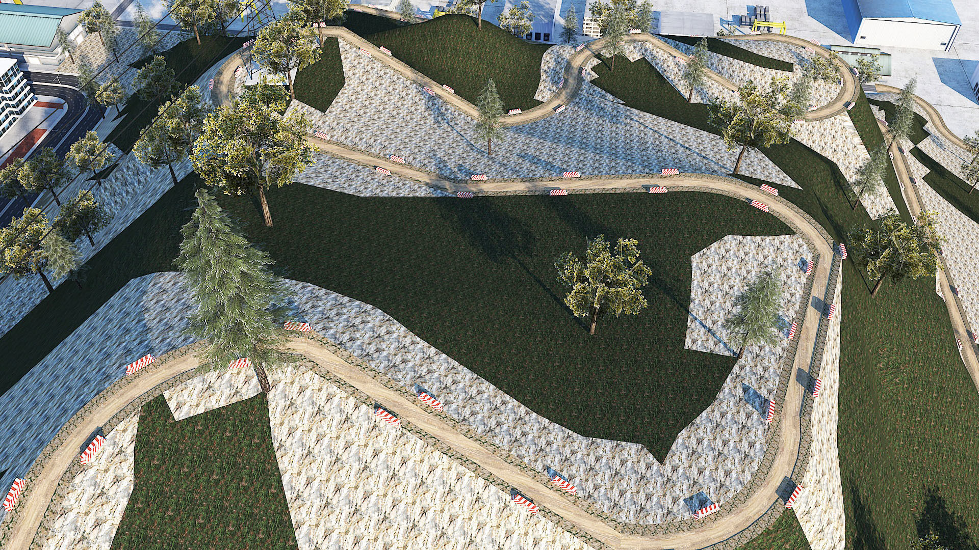 Ultra Mega City High Detail Low Poly Low-poly 3D model_10