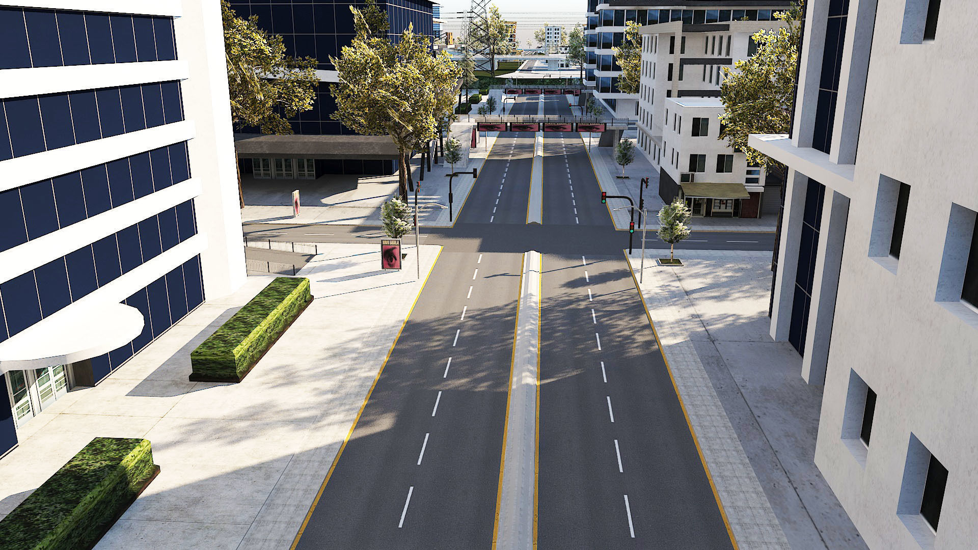 Ultra Mega City High Detail Low Poly Low-poly 3D model_36