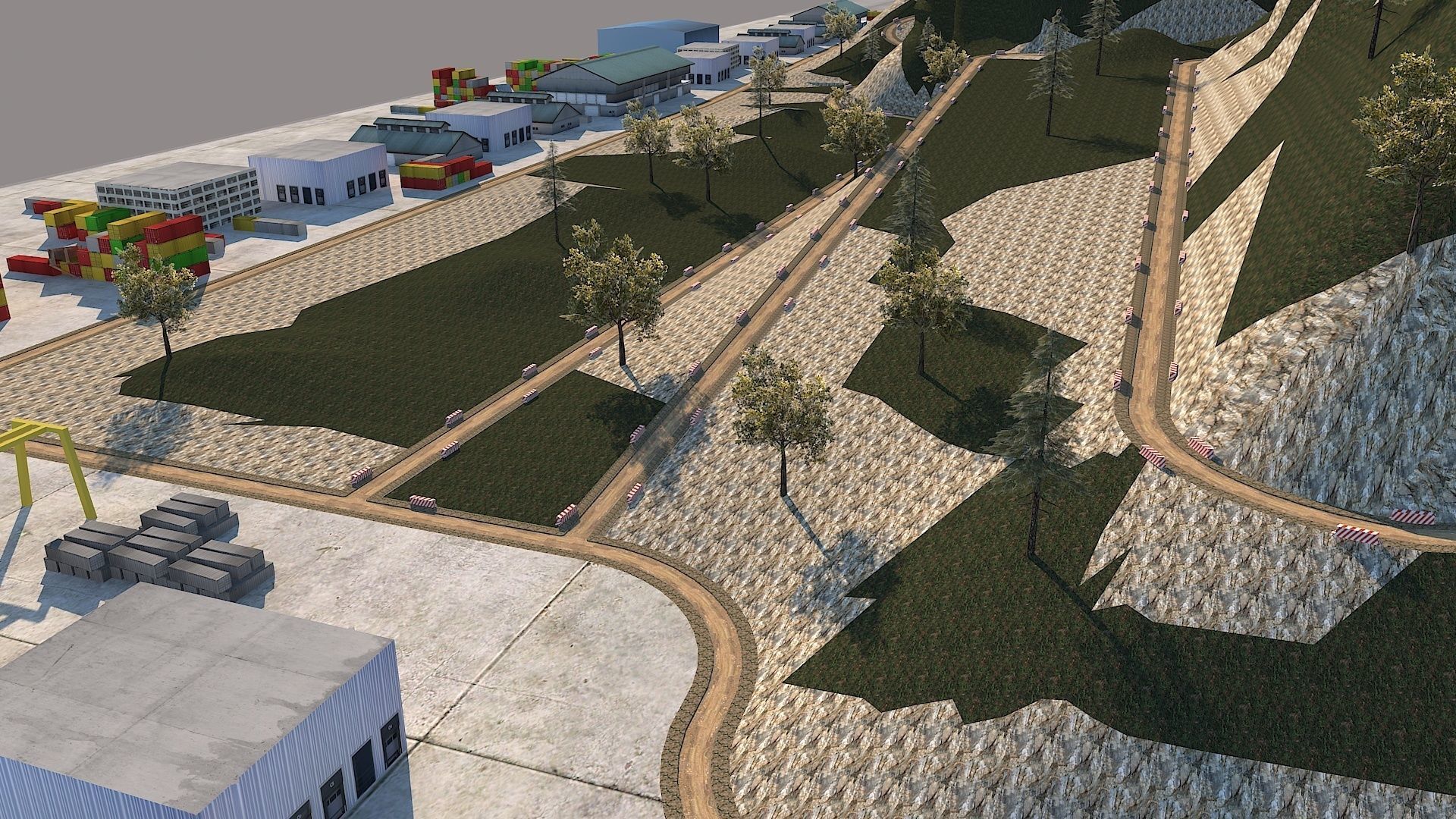 Ultra Mega City High Detail Low Poly Low-poly 3D model_8