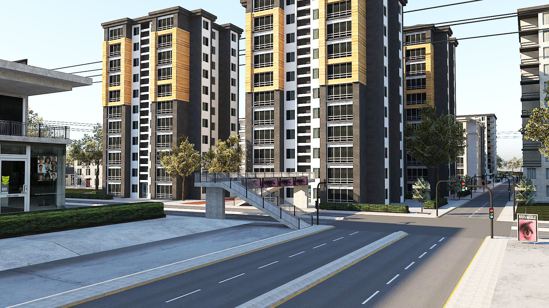 Ultra Mega City High Detail Low Poly Low-poly 3D model_26