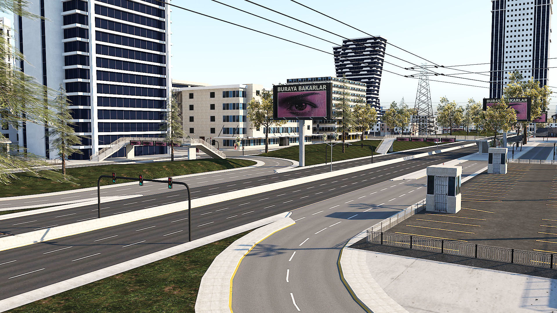 Ultra Mega City High Detail Low Poly Low-poly 3D model_37