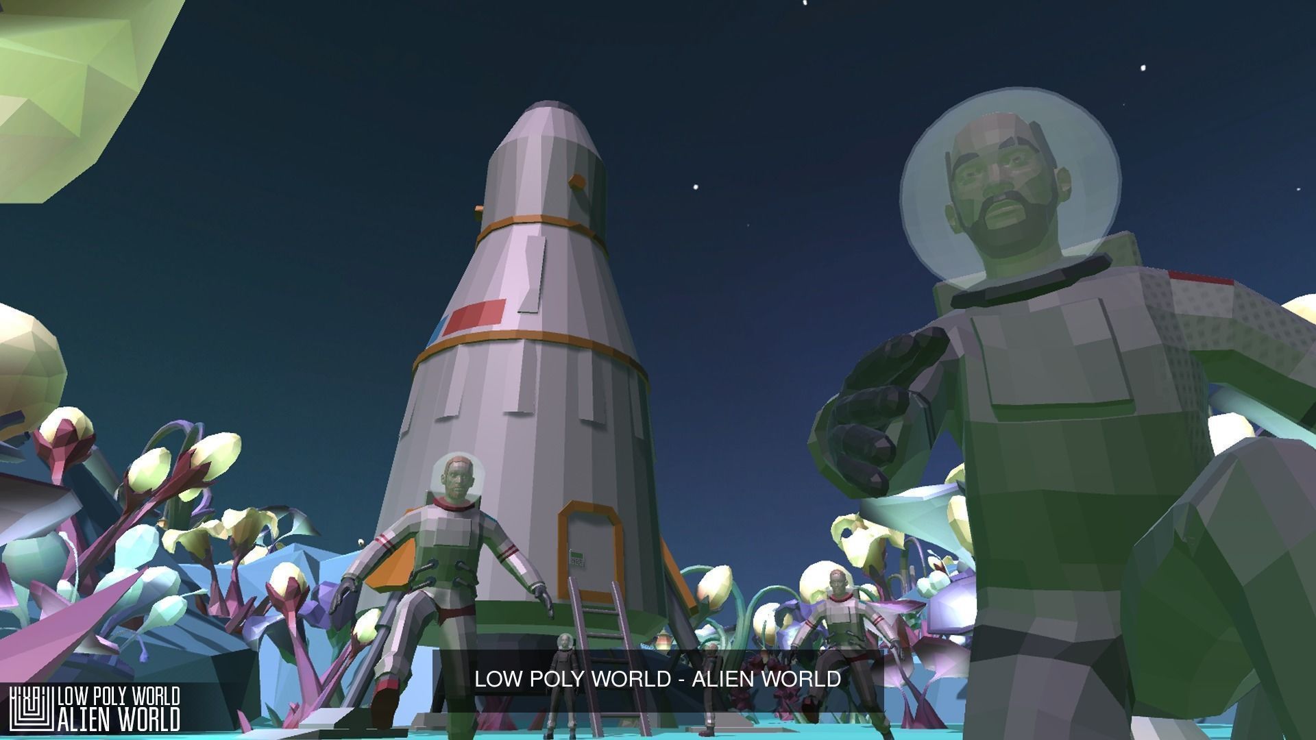 Big package of 10 Low poly worlds 3D Model Collection_7