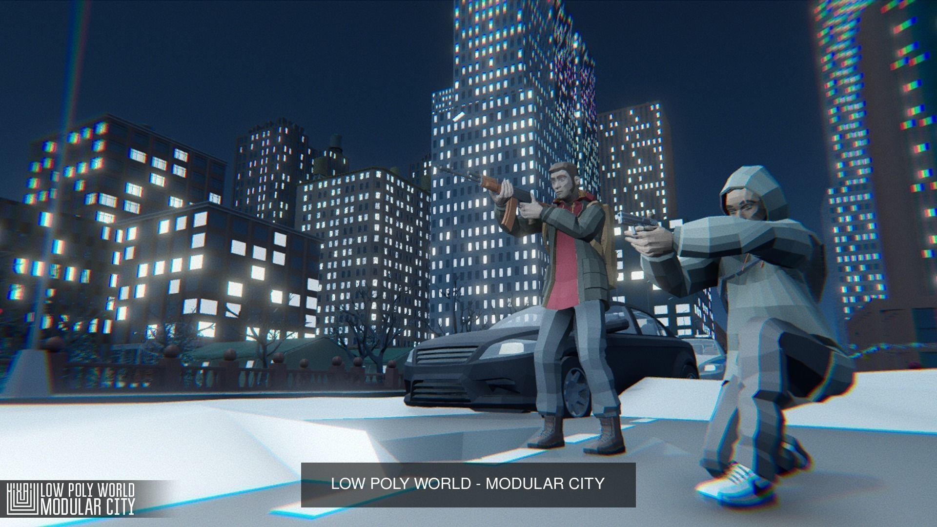 Big package of 10 Low poly worlds 3D Model Collection_10