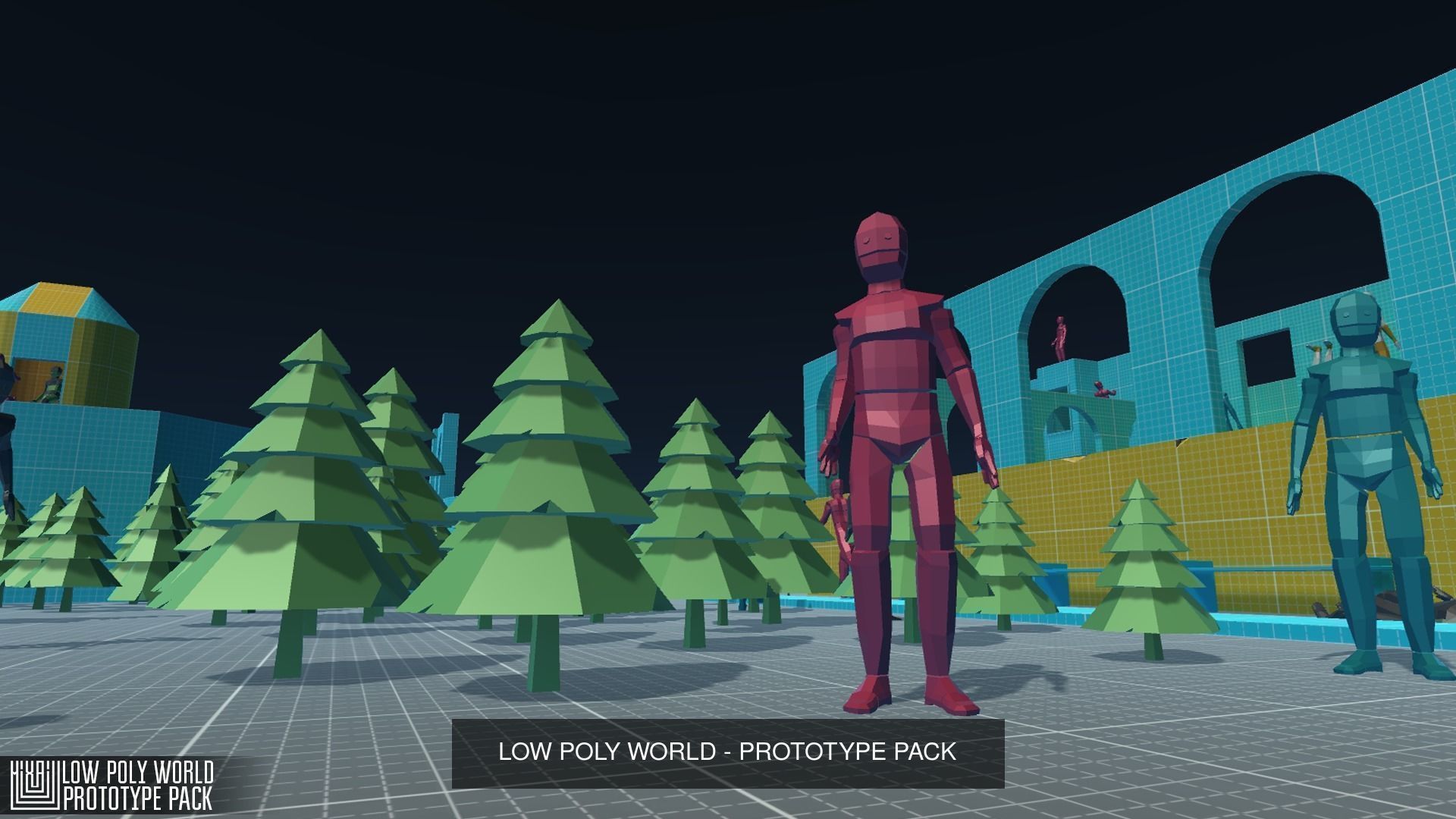 Big package of 10 Low poly worlds 3D Model Collection_6