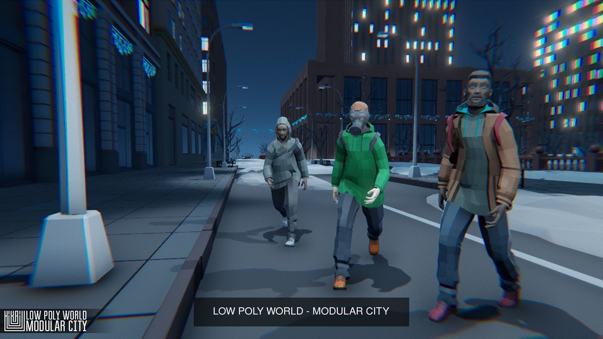 Big package of 10 Low poly worlds 3D Model Collection_5