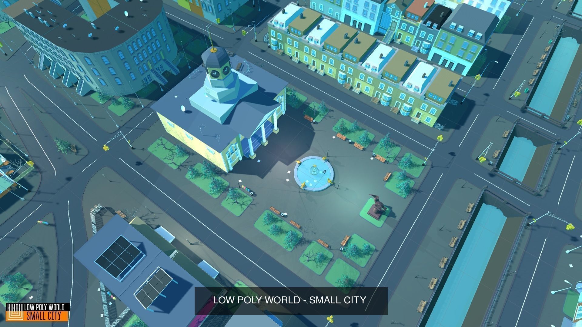 Big package of 10 Low poly worlds 3D Model Collection_8