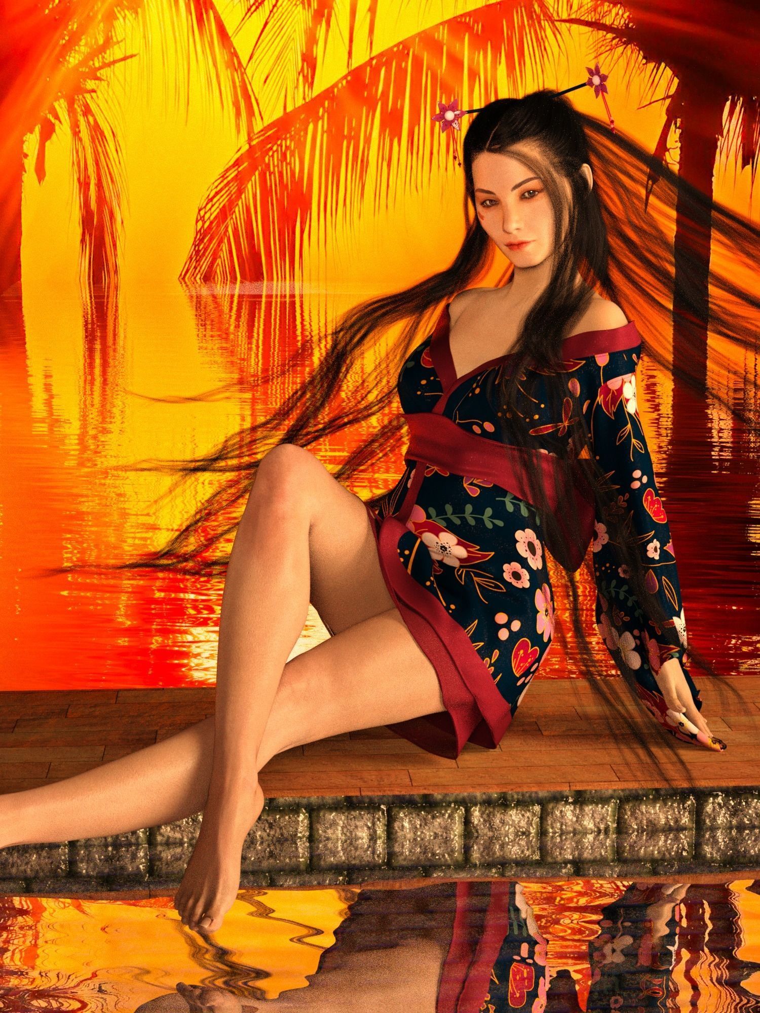 Yongji For Genesis 8 Female 3D model_7