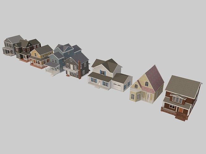 House Collection 2 3D model 2