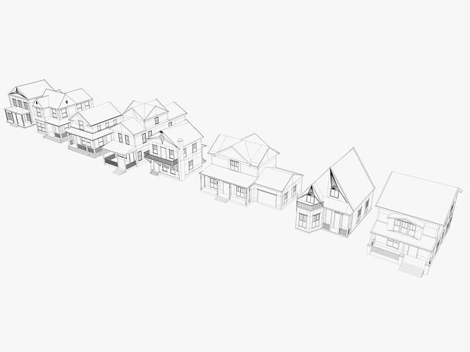 House Collection 2 3D model 3