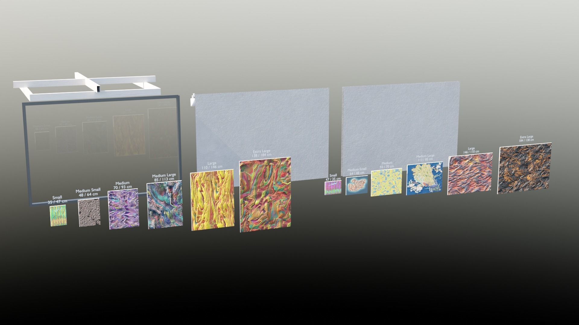VR Gallery  Low-poly 3D model_24