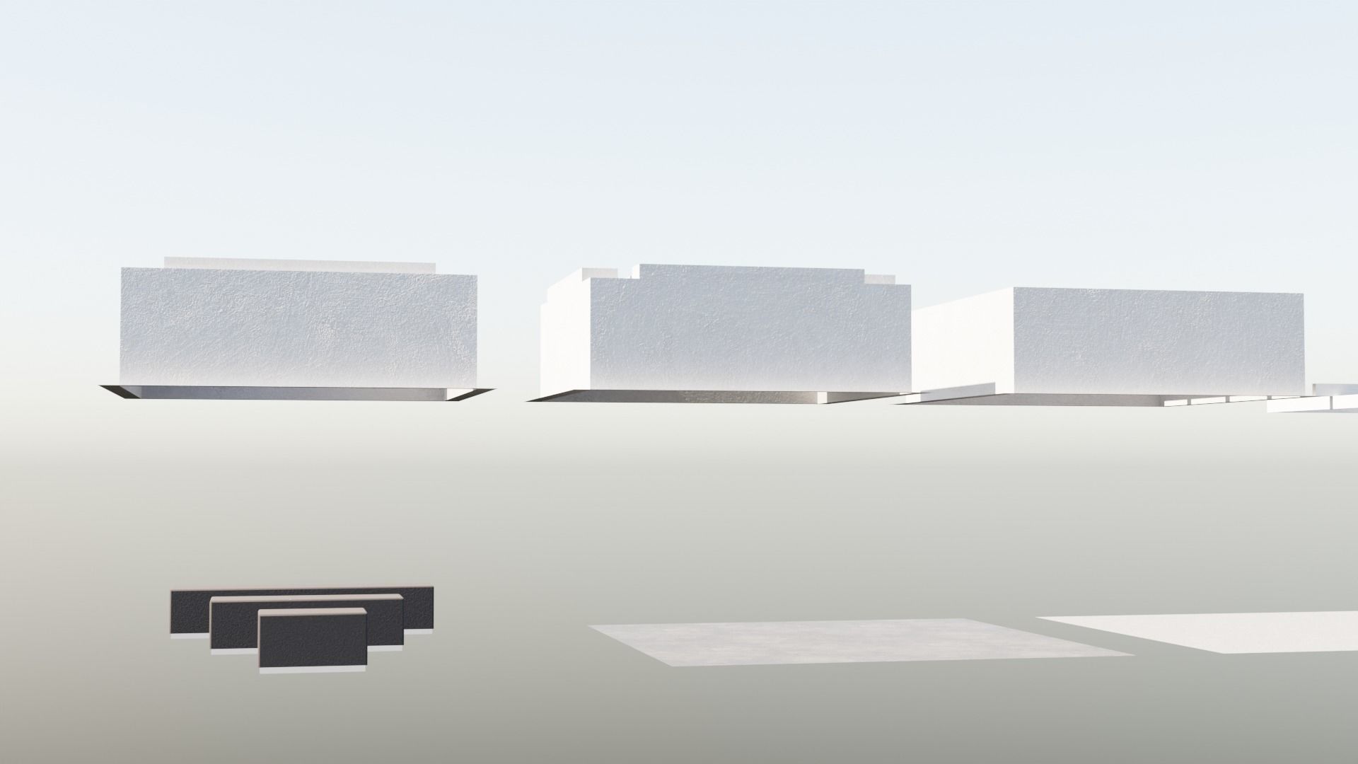 VR Gallery  Low-poly 3D model_26