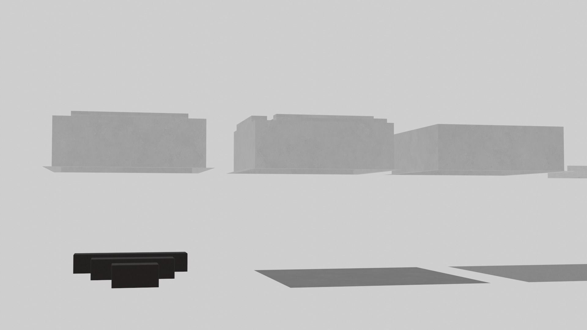 VR Gallery  Low-poly 3D model_27