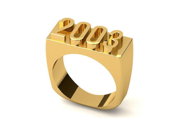 Date Number Ring R 110 3D print model