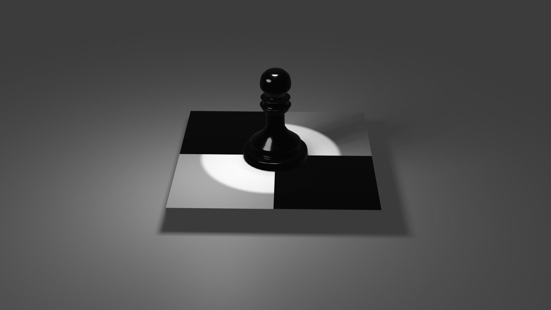 The Pawn chess piece 3D model_75