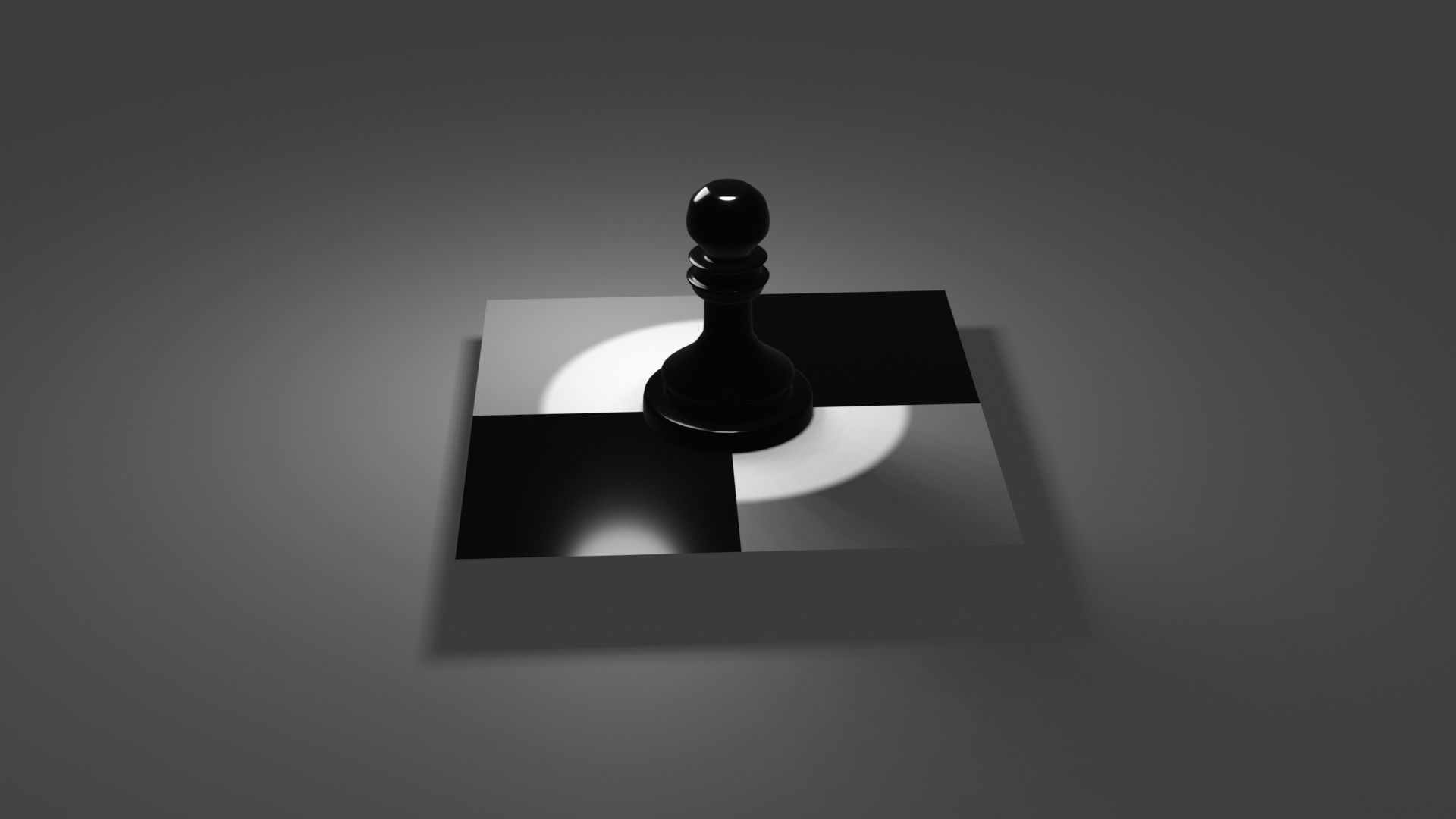 The Pawn chess piece 3D model_10