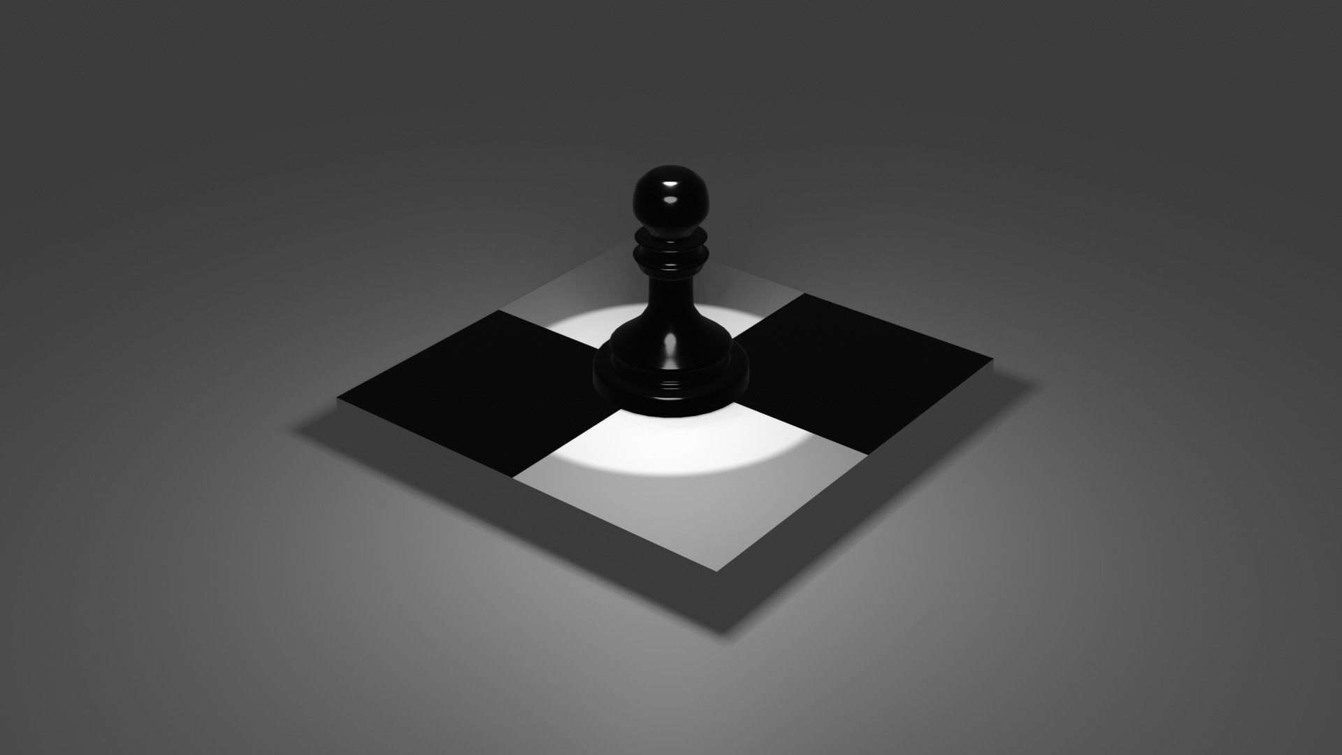 The Pawn chess piece 3D model_40