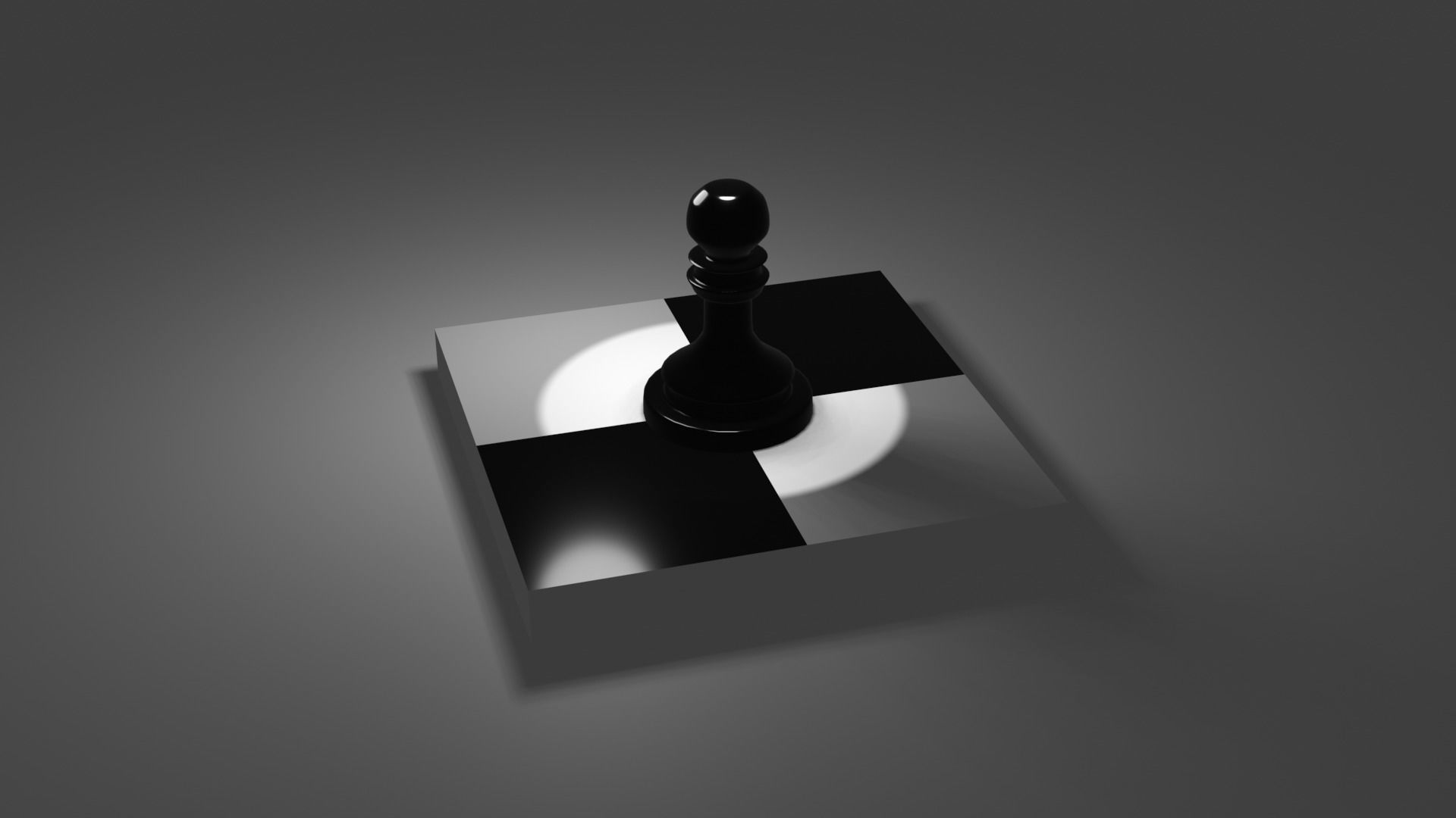 The Pawn chess piece 3D model_67