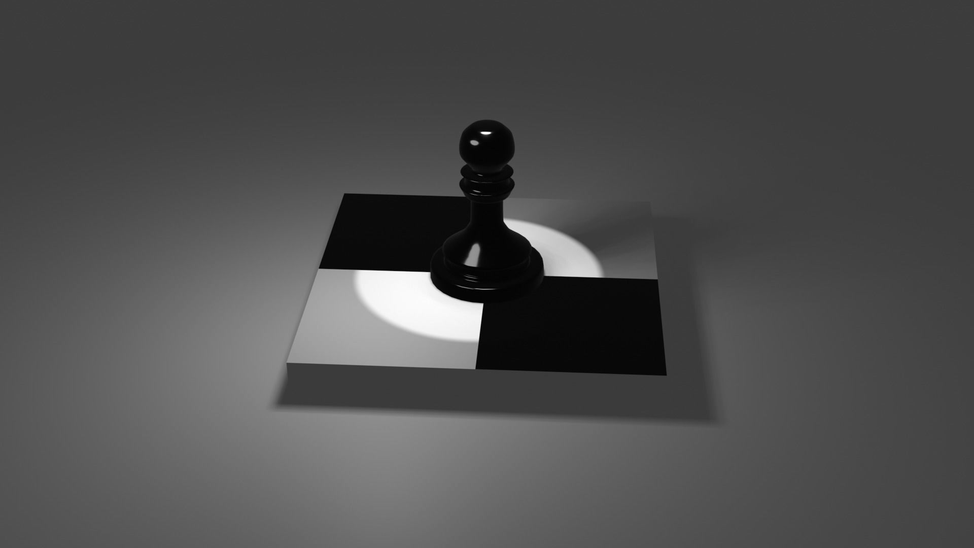 The Pawn chess piece 3D model_61