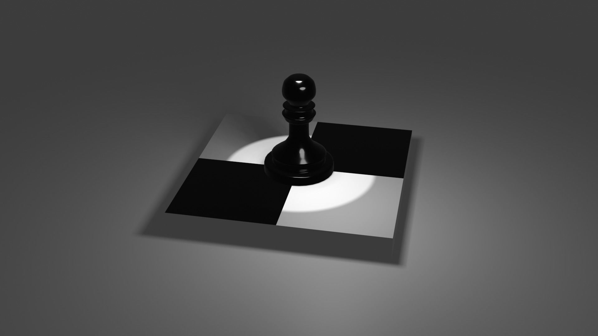 The Pawn chess piece 3D model_17