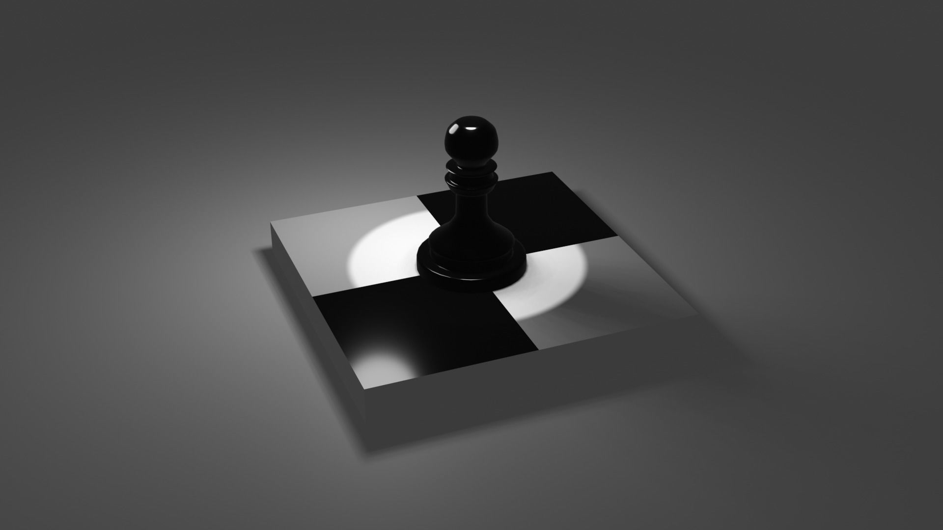 The Pawn chess piece 3D model_86