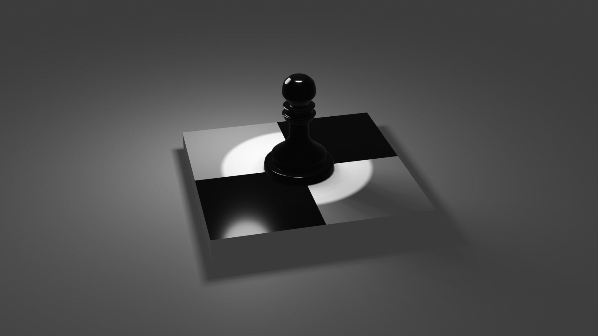 The Pawn chess piece 3D model_77