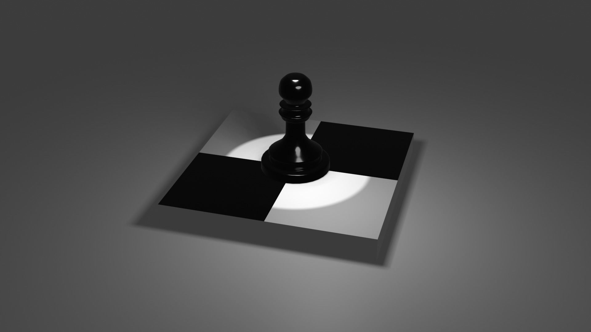 The Pawn chess piece 3D model_59