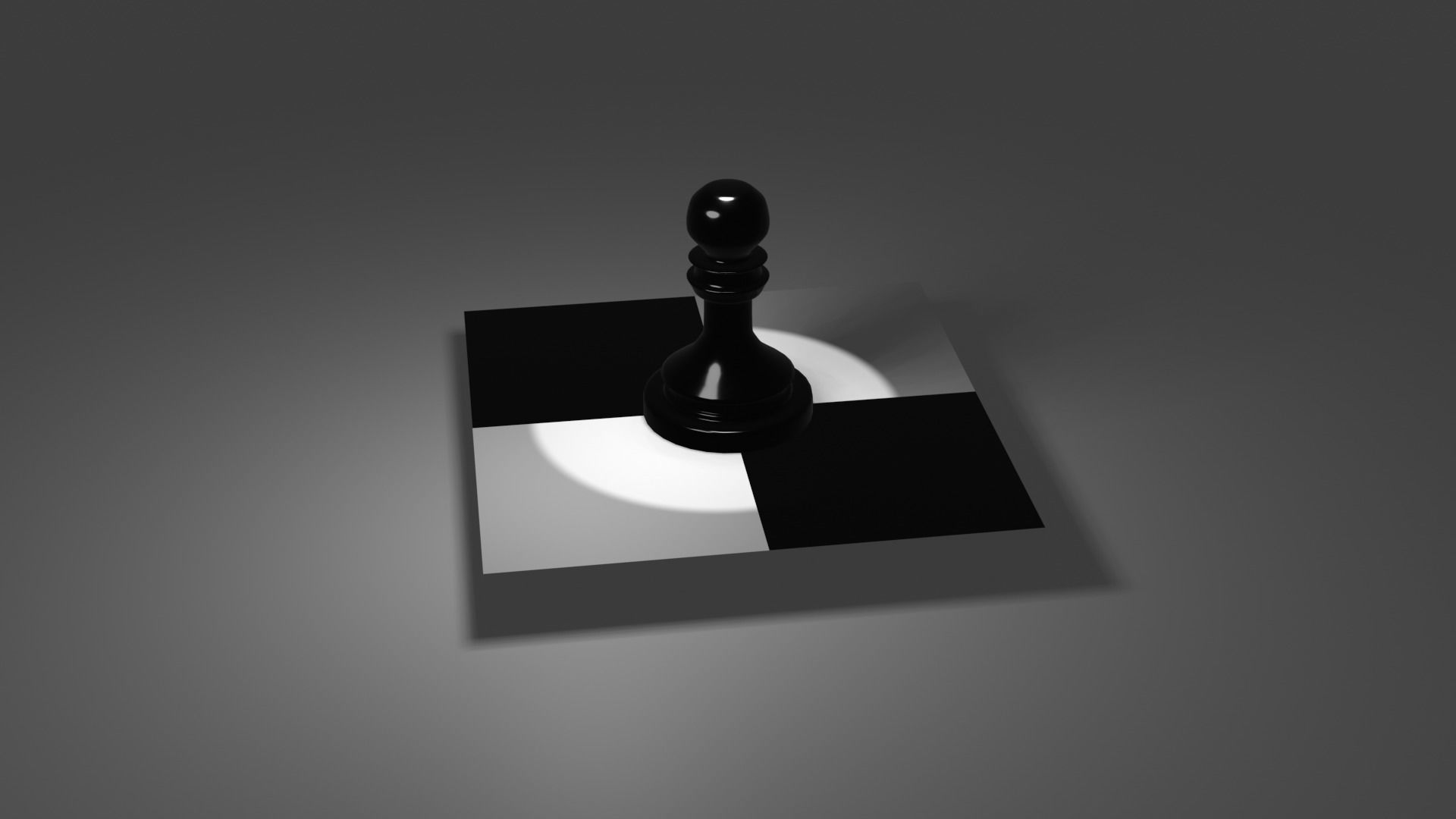 The Pawn chess piece 3D model_60