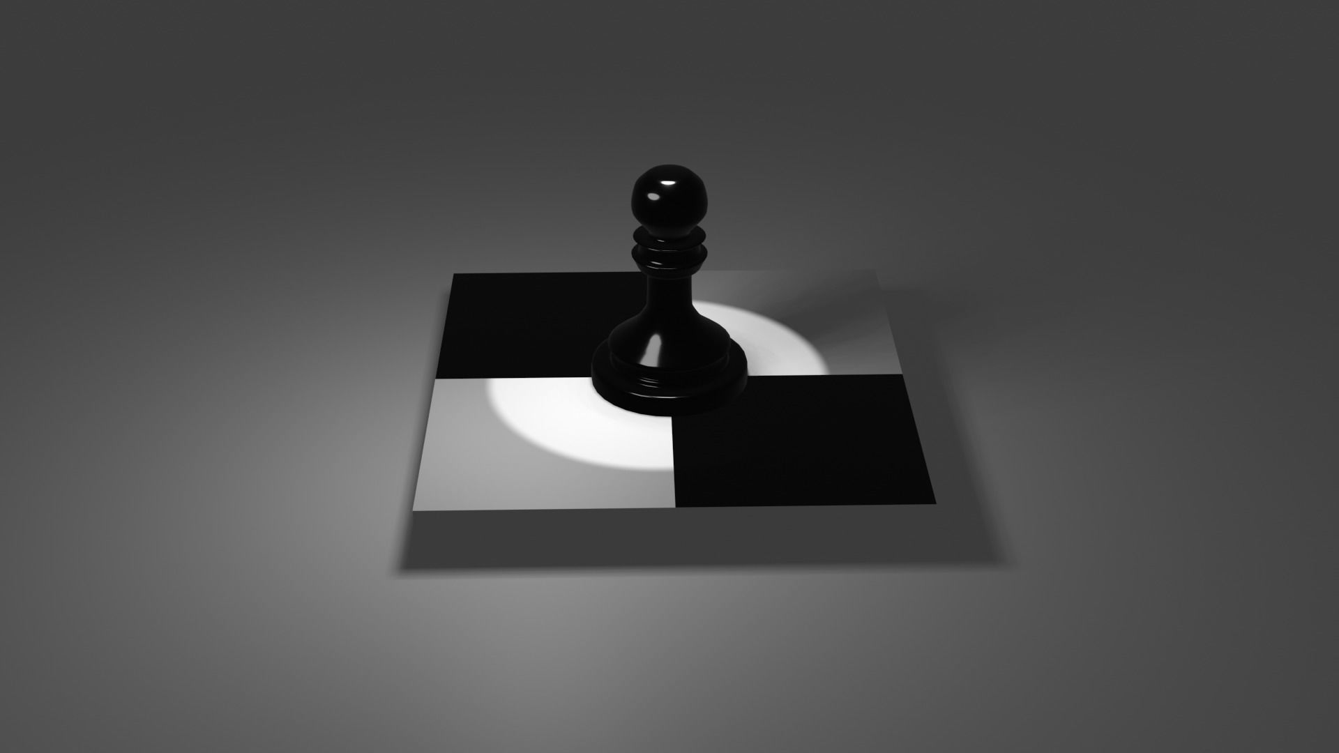 The Pawn chess piece 3D model_53