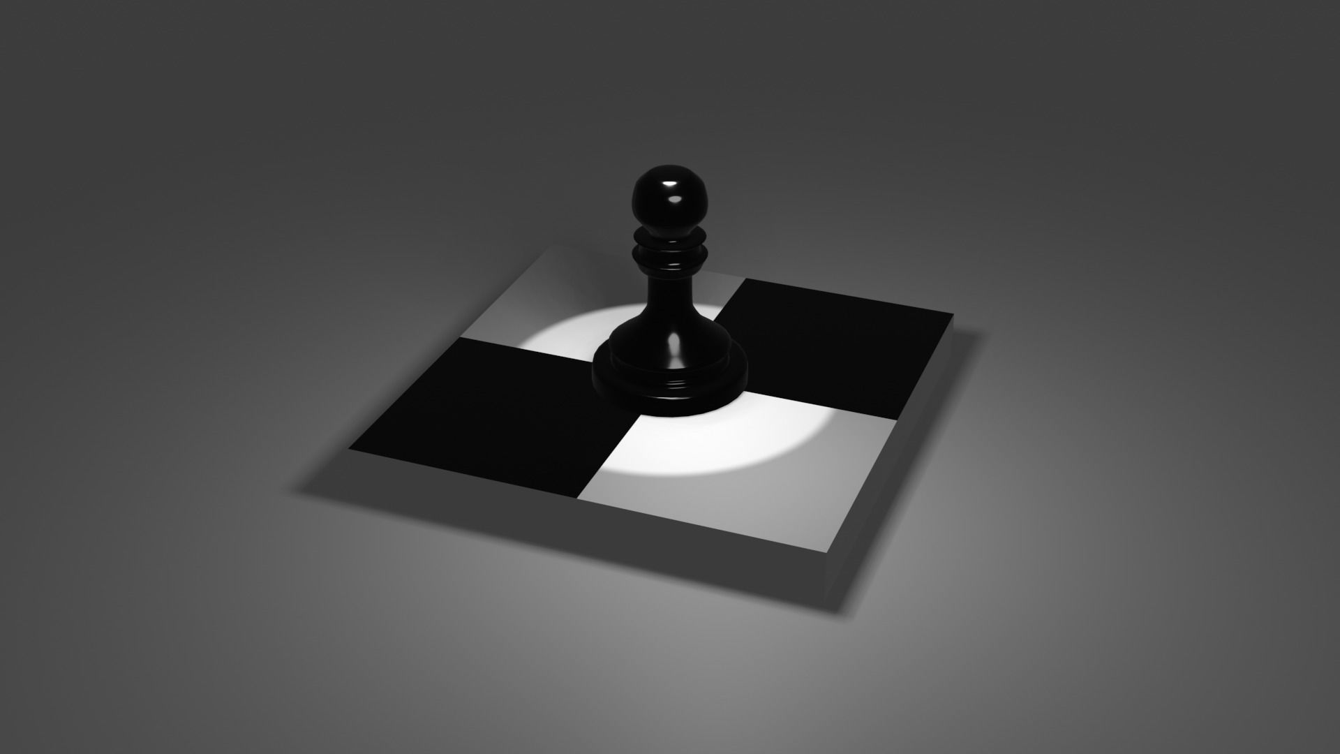 The Pawn chess piece 3D model_23
