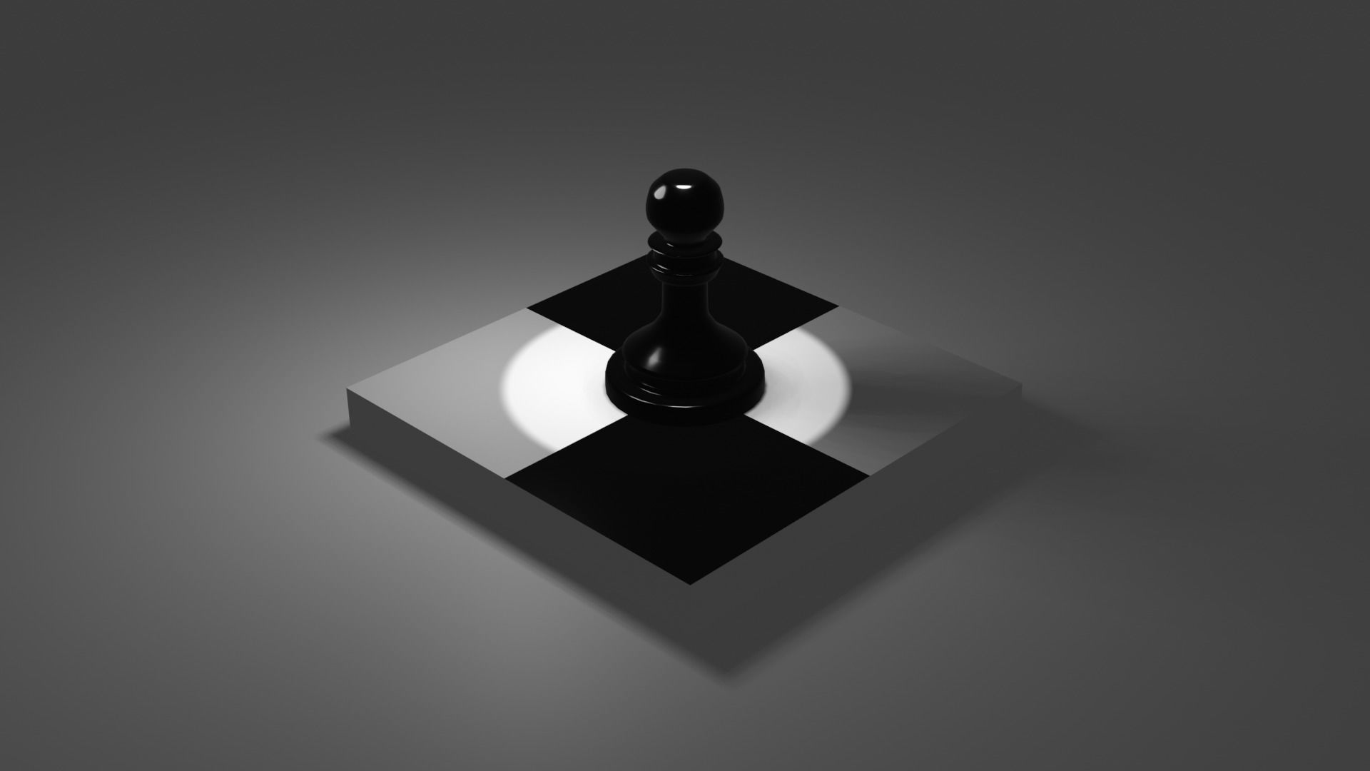 The Pawn chess piece 3D model_78