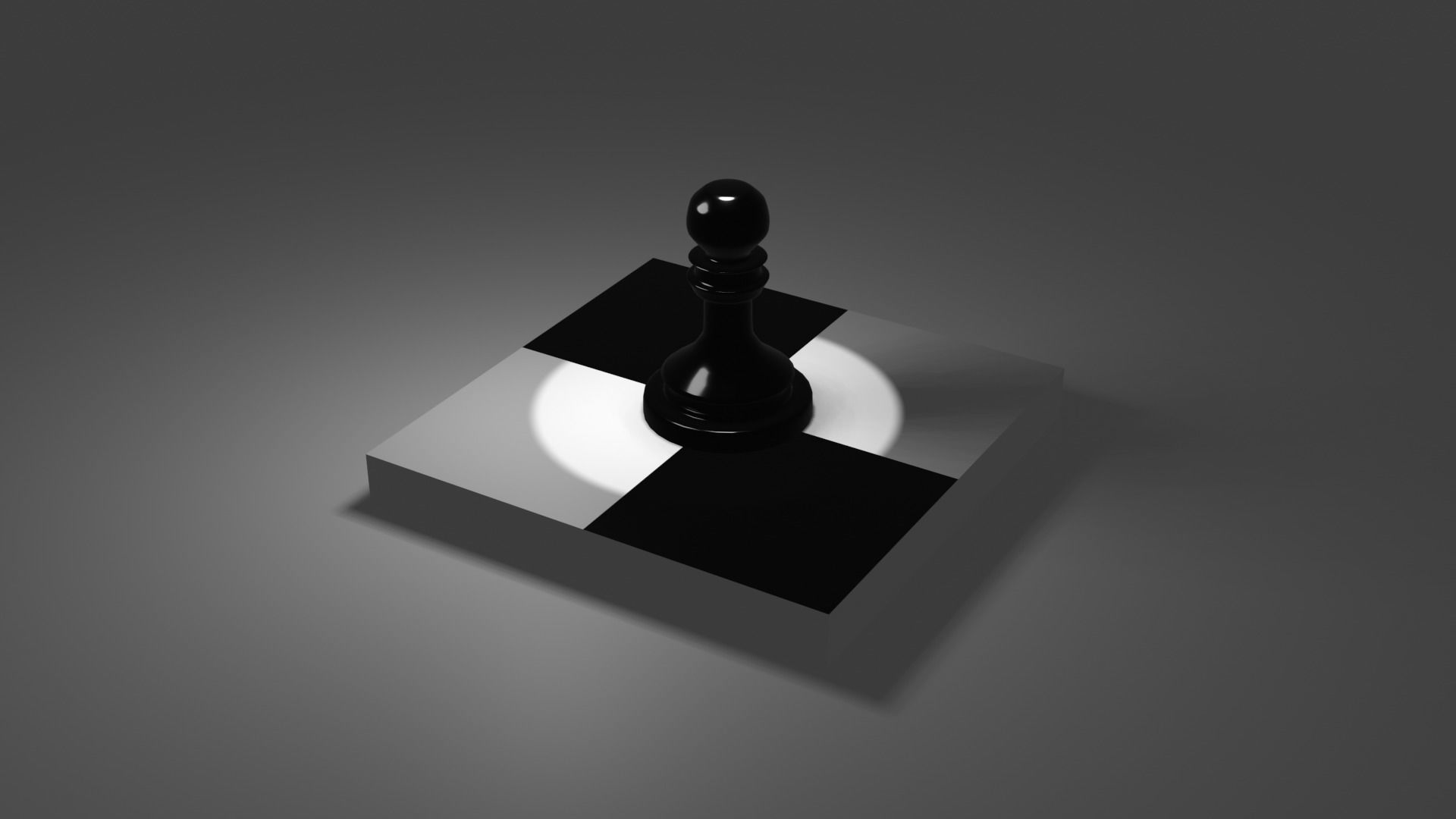 The Pawn chess piece 3D model_72